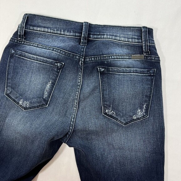 KanCan Skinny Destroys Stretch Denim Jeans KC8255D Size 26 - Picture 6 of 12